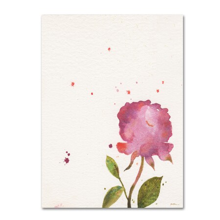 Trademark Fine Art Sheila Golden 'A Rose Impression' Canvas Art, 24x32 SG5723-C2432GG